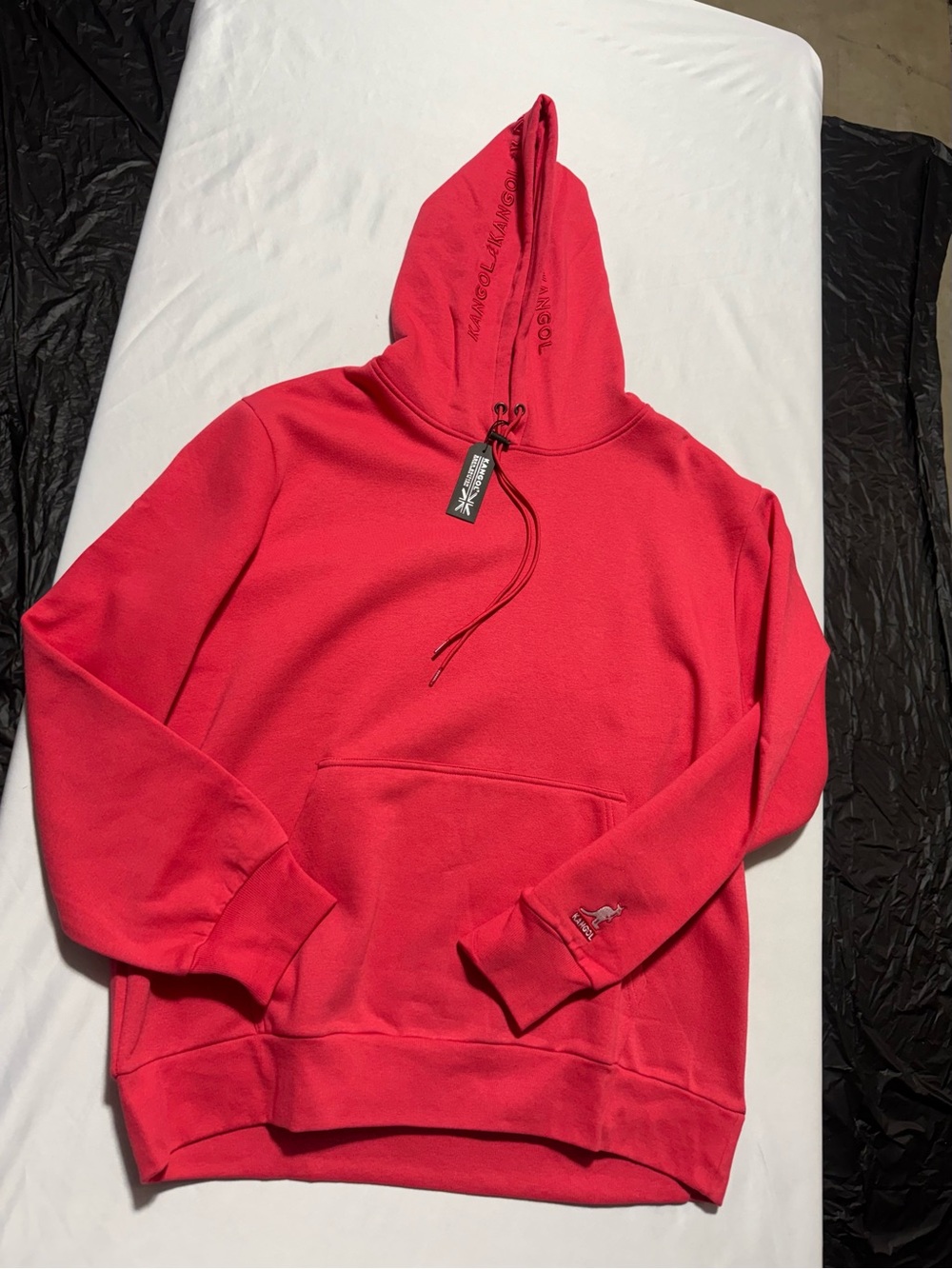 Kangol Red Hooded Sweatshirt